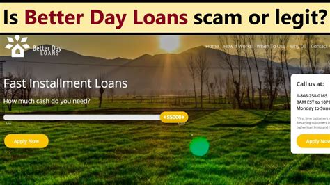 Is Better Day Loans Legit